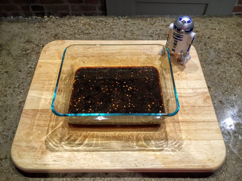 Beef jerky marinade