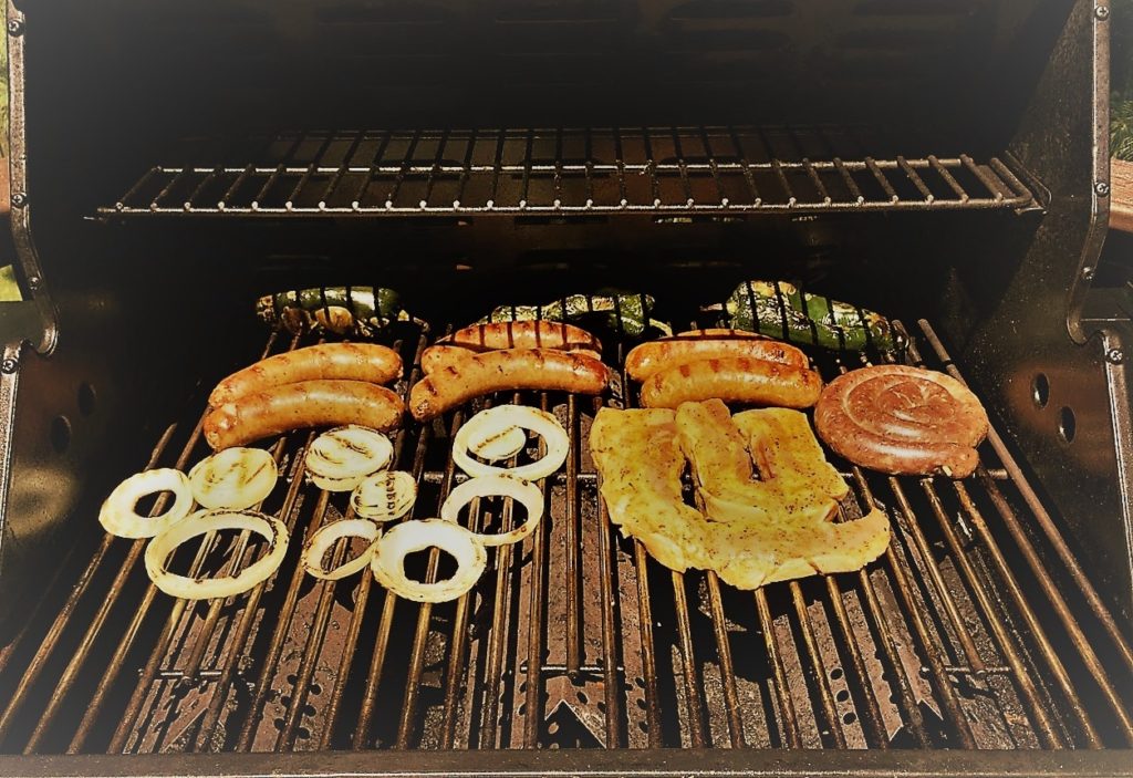 How to Grill Sausage and Onions